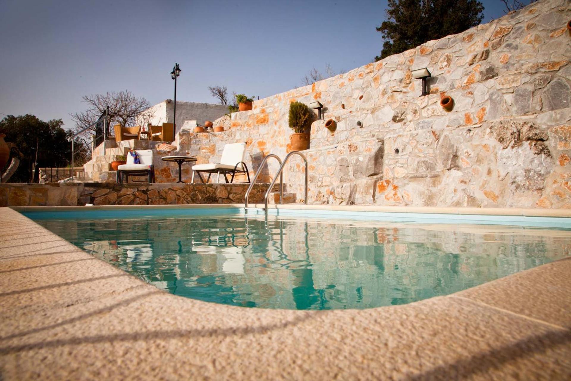 Stone Built Villa Galatia, Poolside & Perfect View Karés Екстериор снимка