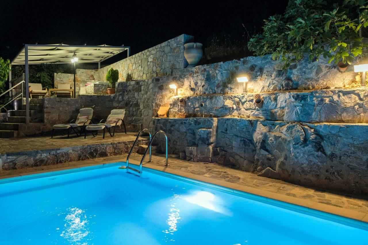 Stone Built Villa Galatia, Poolside & Perfect View Karés Екстериор снимка
